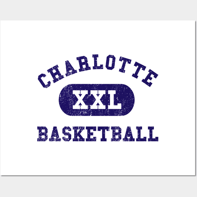 Charlotte Basketball II Wall Art by sportlocalshirts